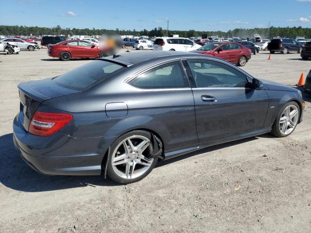 WDDGJ4HB1CF804761 - 2012 MERCEDES-BENZ C 250 GRAY photo 3