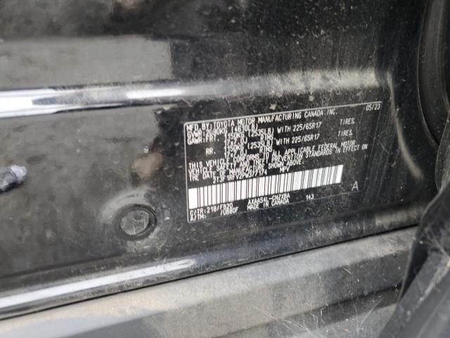 2T3F1RFV2PW377174 - 2023 TOYOTA RAV4 LE შავი ფოტო 12