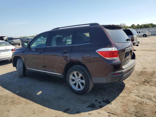 5TDBK3EH8BS090730 - 2011 TOYOTA HIGHLANDER BASE Burgund zdjęcie 2