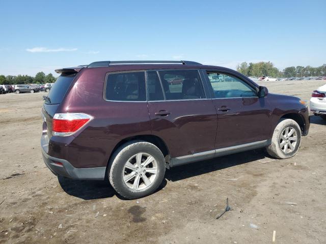 5TDBK3EH8BS090730 - 2011 TOYOTA HIGHLANDER BASE Burgund zdjęcie 3