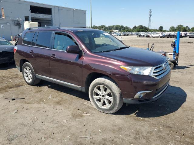 5TDBK3EH8BS090730 - 2011 TOYOTA HIGHLANDER BASE Burgund zdjęcie 4