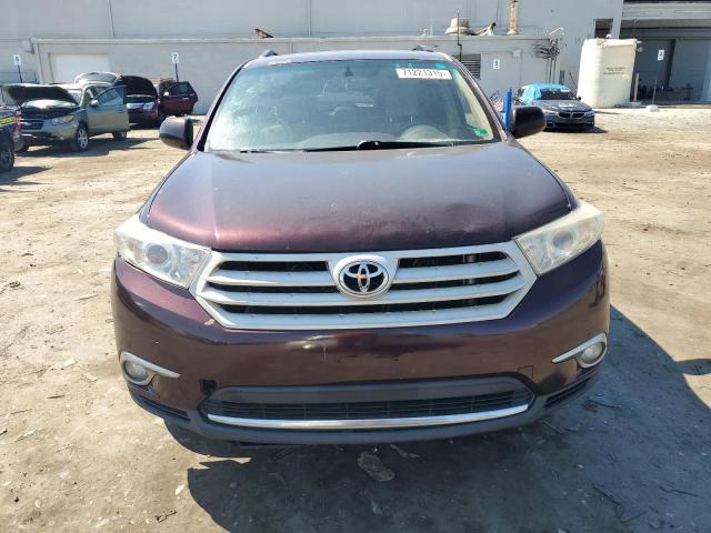 5TDBK3EH8BS090730 - 2011 TOYOTA HIGHLANDER BASE Burgund zdjęcie 5