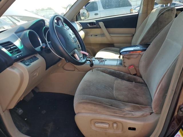 5TDBK3EH8BS090730 - 2011 TOYOTA HIGHLANDER BASE Burgund zdjęcie 7