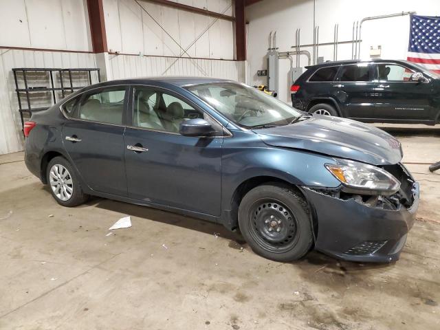 3N1AB7AP6GY255676 - 2016 NISSAN SENTRA S BLUE photo 4