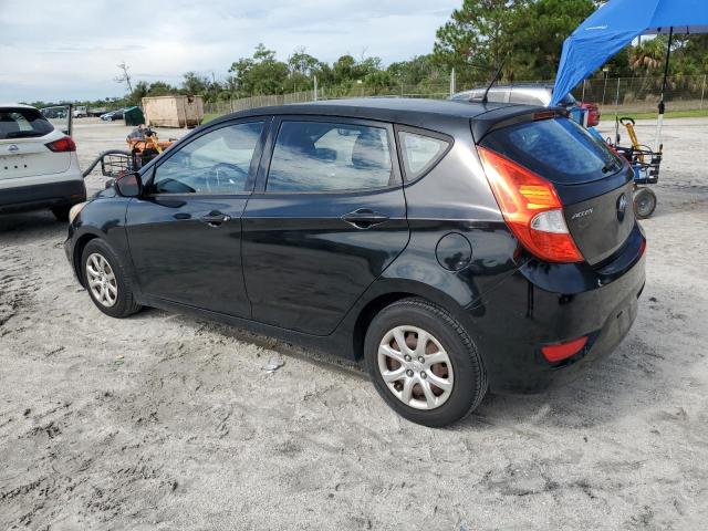 KMHCT5AE2CU007665 - 2012 HYUNDAI ACCENT GLS BLACK photo 2