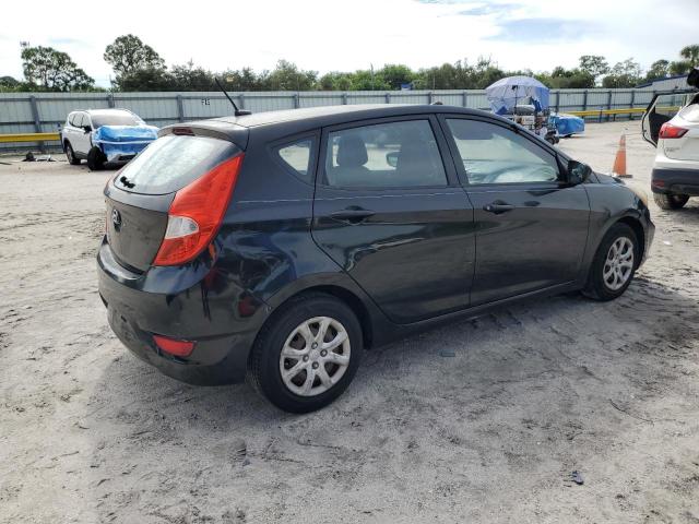 KMHCT5AE2CU007665 - 2012 HYUNDAI ACCENT GLS BLACK photo 3