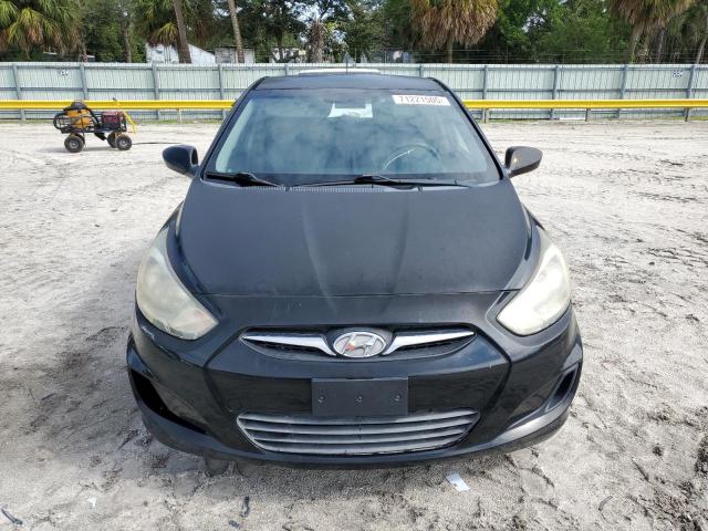 KMHCT5AE2CU007665 - 2012 HYUNDAI ACCENT GLS BLACK photo 5
