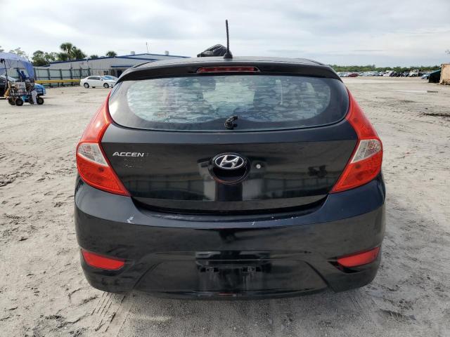 KMHCT5AE2CU007665 - 2012 HYUNDAI ACCENT GLS BLACK photo 6