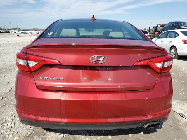 5NPE24AF3GH417992 - 2016 HYUNDAI SONATA SE MAROON photo 6