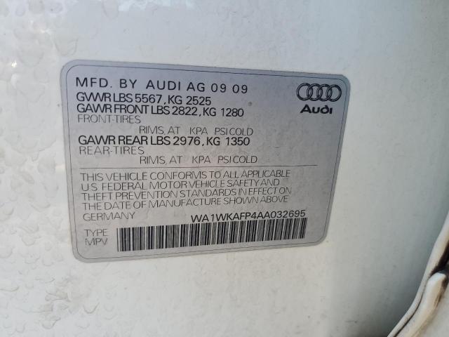 WA1WKAFP4AA032695 - 2010 AUDI Q5 PRESTIGE WHITE photo 14