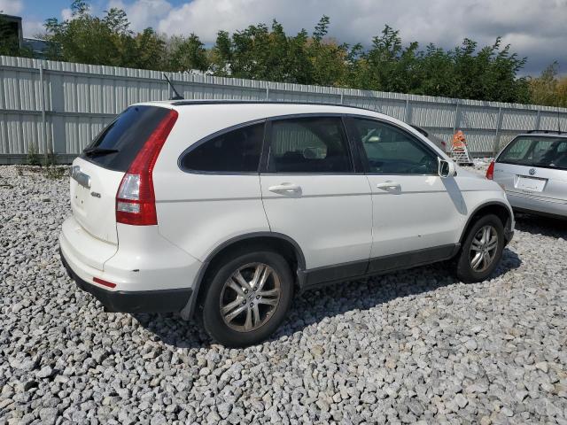 5J6RE4H74BL007305 - 2011 HONDA CR-V EXL WHITE photo 3