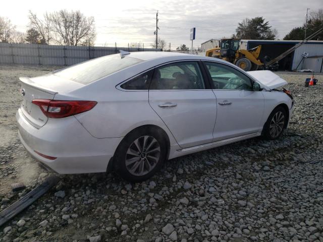 5NPE34AF1GH317404 - 2016 HYUNDAI SONATA SPORT WHITE photo 3