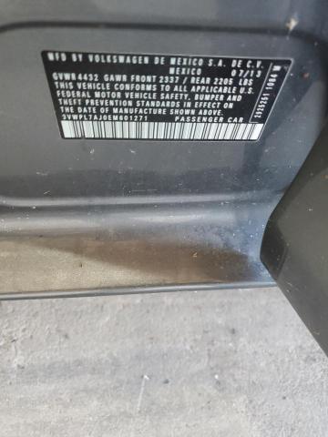 3VWPL7AJ0EM601271 - 2014 VOLKSWAGEN JETTA TDI 灰色 照片 12