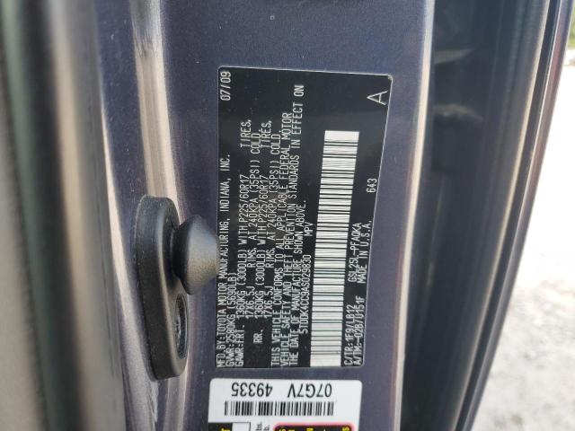 5TDDK4CC9AS029830 - 2010 TOYOTA SIENNA XLE GRAY photo 13