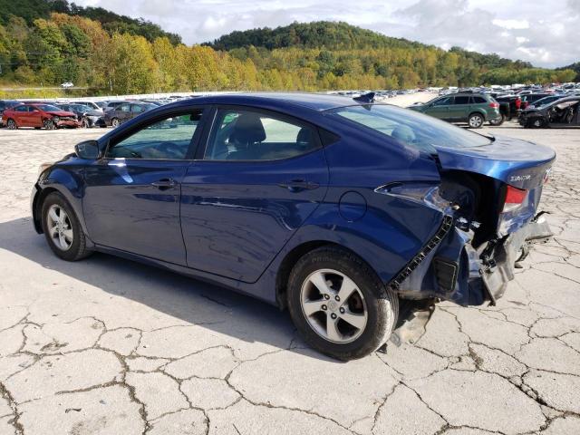 5NPDH4AE5FH586640 - 2015 HYUNDAI ELANTRA SE BLUE photo 2