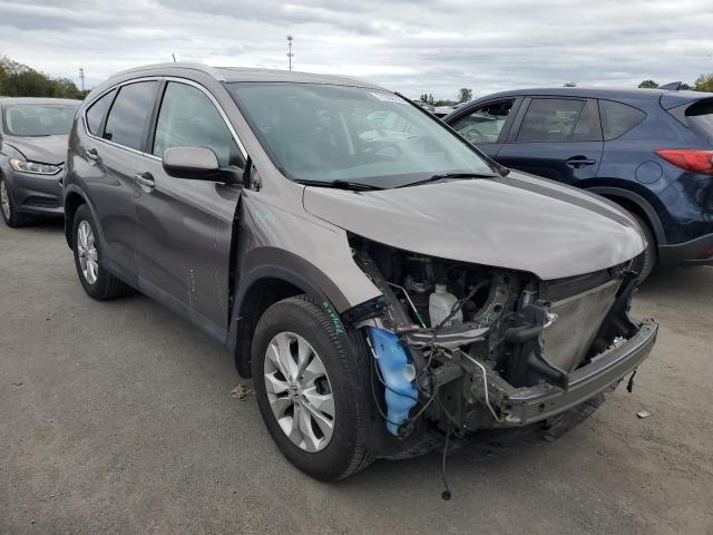 5J6RM4H70DL058628 - 2013 HONDA CR-V EXL ნაცრისფერი ფოტო 4