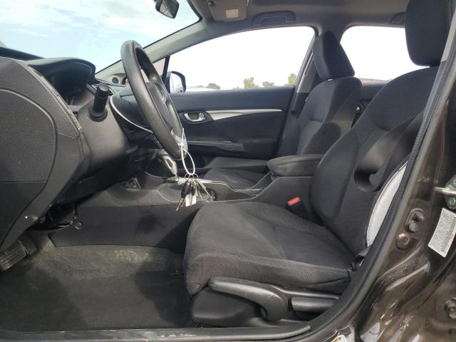 19XFB2F84DE270049 - 2013 HONDA CIVIC EX BROWN photo 7