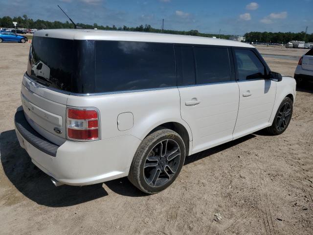 2FMGK5C82EBD22244 - 2014 FORD FLEX SEL WHITE photo 3