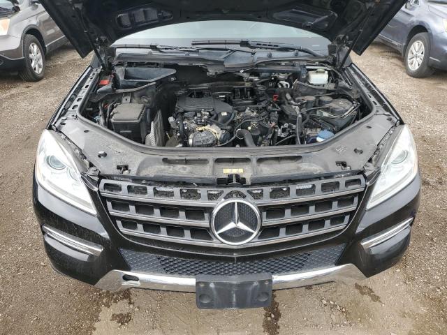4JGDA5HB3CA029505 - 2012 MERCEDES-BENZ ML 350 4MATIC BLACK photo 11
