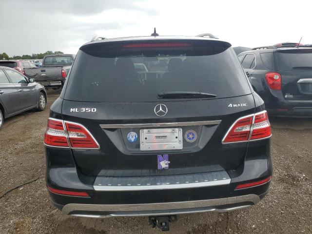 4JGDA5HB3CA029505 - 2012 MERCEDES-BENZ ML 350 4MATIC BLACK photo 6
