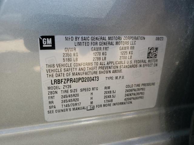LRBFZPR40PD200473 - 2023 BUICK ENVISION ESSENCE Gris foto 12