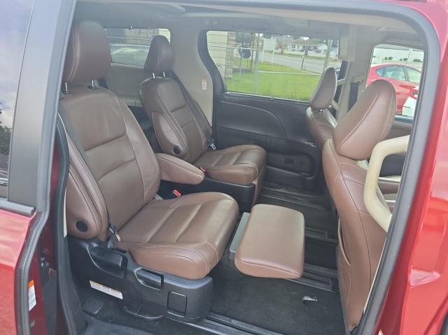 5TDYK3DC6FS593937 - 2015 TOYOTA SIENNA XLE RED photo 6