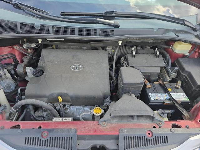 5TDYK3DC6FS593937 - 2015 TOYOTA SIENNA XLE RED photo 7