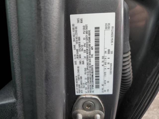 1FMCU9H69MUB25572 - 2021 FORD ESCAPE SEL GRAY photo 12