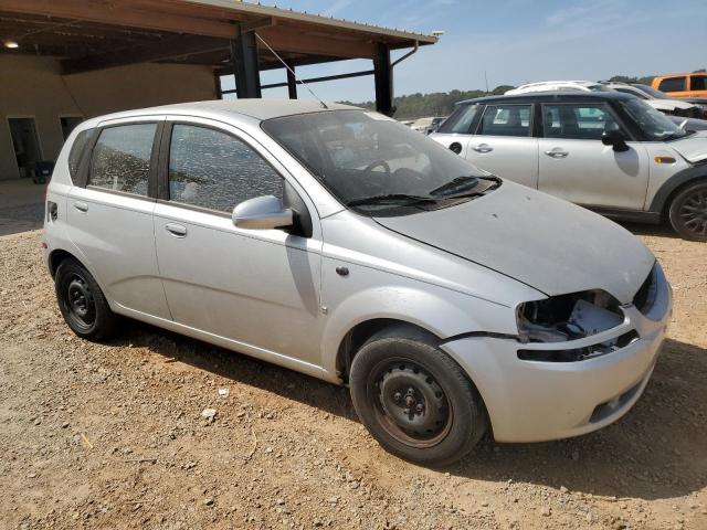 KL1TD666X7B758207 - 2007 CHEVROLET AVEO BASE Gümüş foto 4