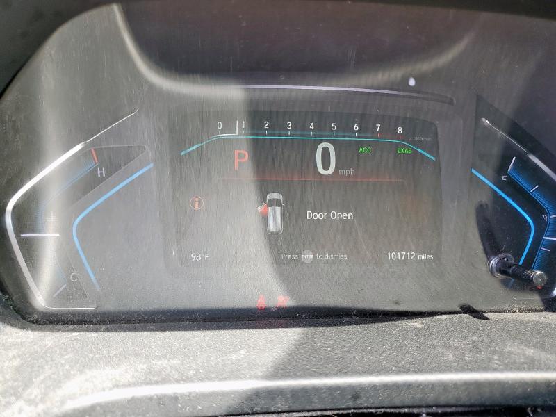 5FNRL6H82KB005409 - 2019 HONDA ODYSSEY TOURING WHITE photo 9