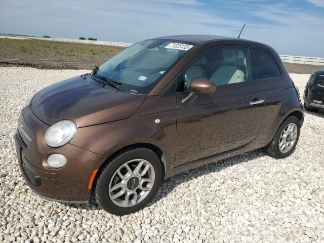 3C3CFFAR1ET168191 - 2014 FIAT 500 POP BROWN photo 1