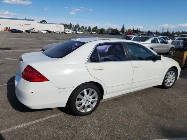 1HGCM66547A103080 - 2007 HONDA ACCORD EX WHITE photo 3