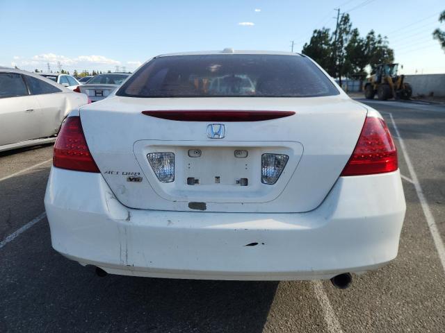 1HGCM66547A103080 - 2007 HONDA ACCORD EX WHITE photo 6