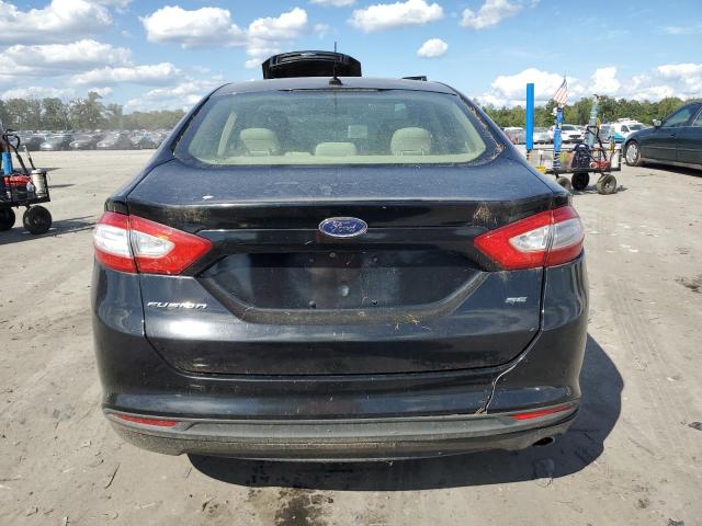 3FA6P0H76GR250382 - 2016 FORD FUSION SE BLACK photo 6