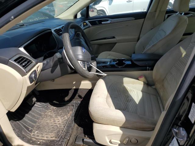 3FA6P0H76GR250382 - 2016 FORD FUSION SE BLACK photo 7