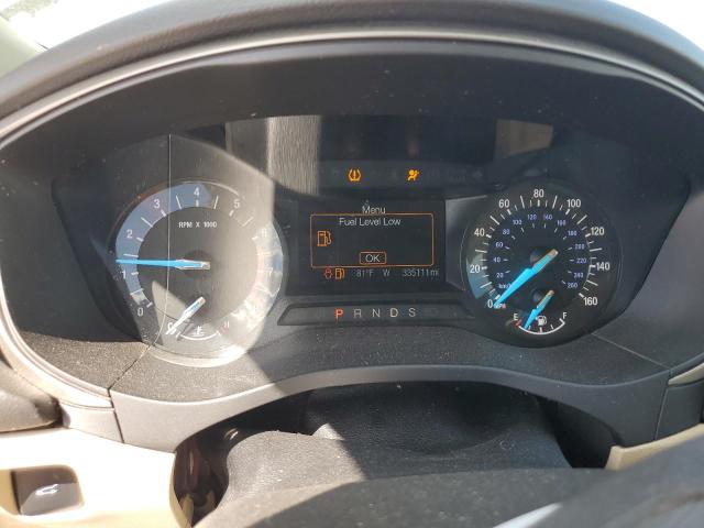 3FA6P0H76GR250382 - 2016 FORD FUSION SE BLACK photo 9