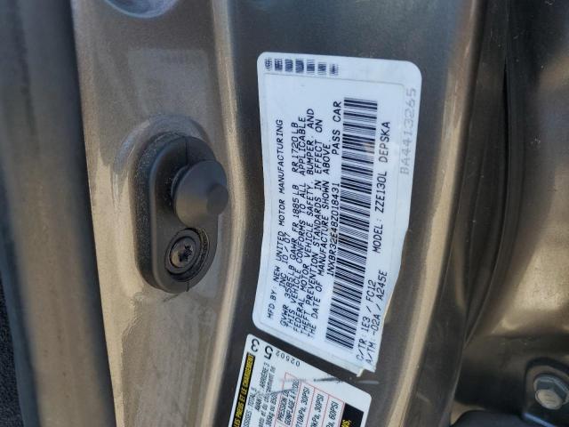 1NXBR32E48Z018431 - 2008 TOYOTA COROLLA CE CHARCOAL photo 12