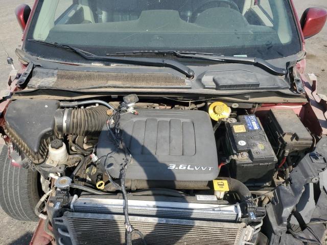 2C4RC1BG9ER342316 - 2014 CHRYSLER TOWN & COU TOURING MAROON photo 12