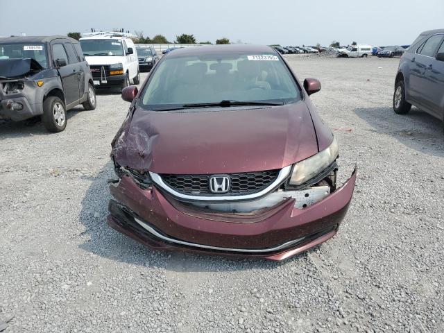 19XFB2F54DE039352 - 2013 HONDA CIVIC LX ბურგუნდია ფოტო 5