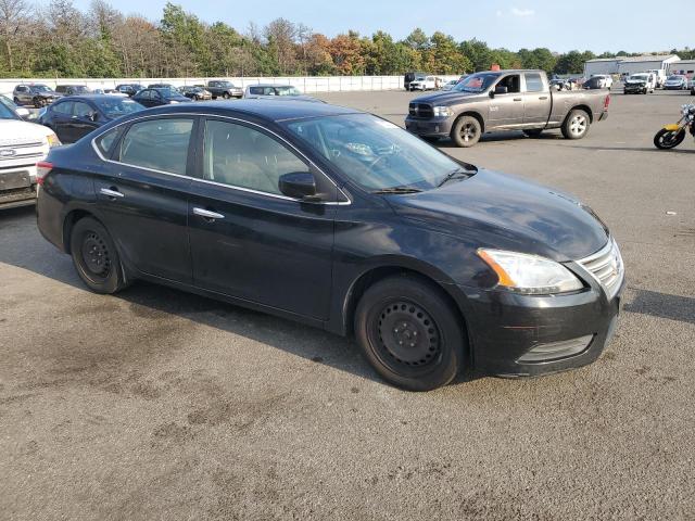 3N1AB7AP0DL723541 - 2013 NISSAN SENTRA S BLACK photo 4