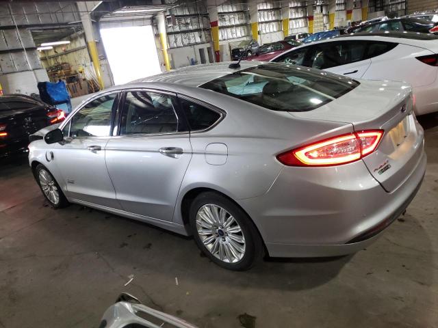 3FA6P0PU3GR229545 - 2016 FORD FUSION SE PHEV SILVER photo 2