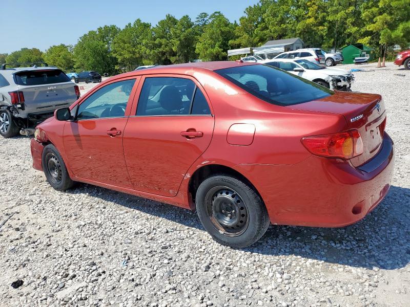 1NXBU40E49Z100264 - 2009 TOYOTA COROLLA BASE წითელი ფოტო 2
