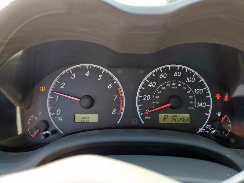 1NXBU40E49Z100264 - 2009 TOYOTA COROLLA BASE წითელი ფოტო 9