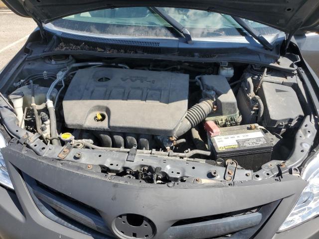 2T1BU4EE6BC701529 - 2011 TOYOTA COROLLA BASE رمادي صورة 11