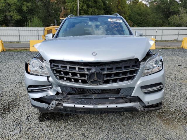 4JGDA5HBXCA040436 - 2012 MERCEDES-BENZ ML 350 4MATIC SILVER photo 5