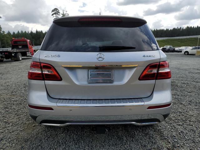 4JGDA5HBXCA040436 - 2012 MERCEDES-BENZ ML 350 4MATIC SILVER photo 6