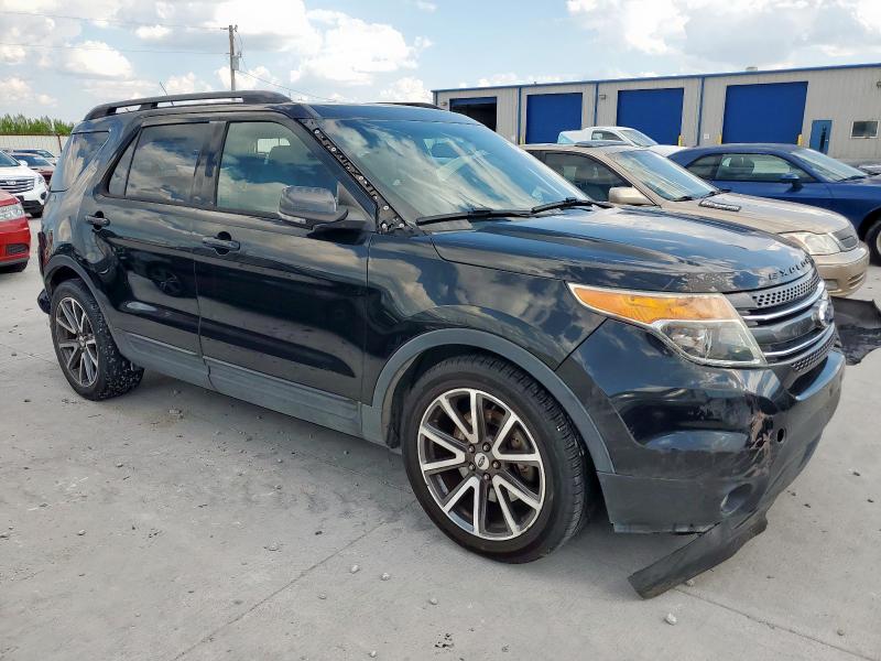 1FM5K7D8XFGC39625 - 2015 FORD EXPLORER XLT BLACK photo 4