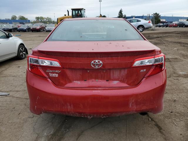 4T1BF1FK7CU611531 - 2012 TOYOTA CAMRY BASE RED photo 6