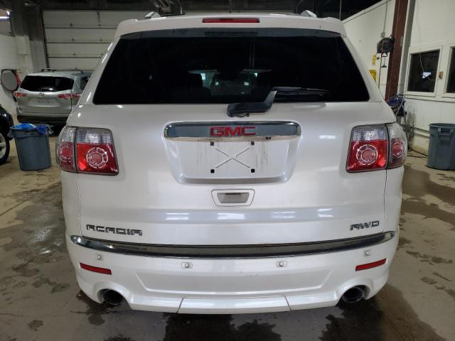 1GKKVTED0CJ302172 - 2012 GMC ACADIA DENALI თეთრი ფოტო 6