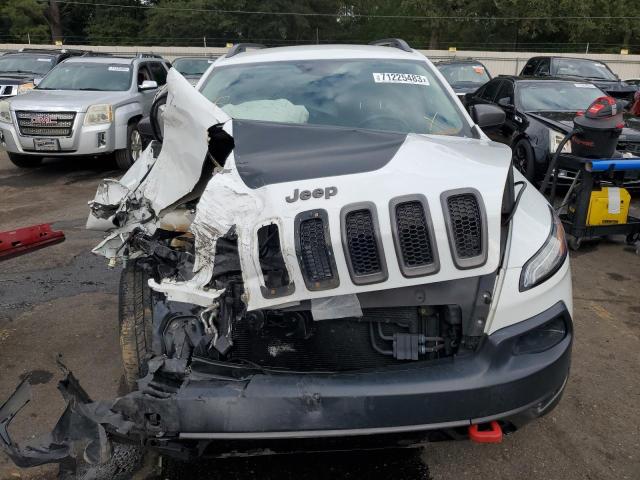1C4PJMBS5EW161191 - 2014 JEEP CHEROKEE TRAILHAWK WHITE photo 5